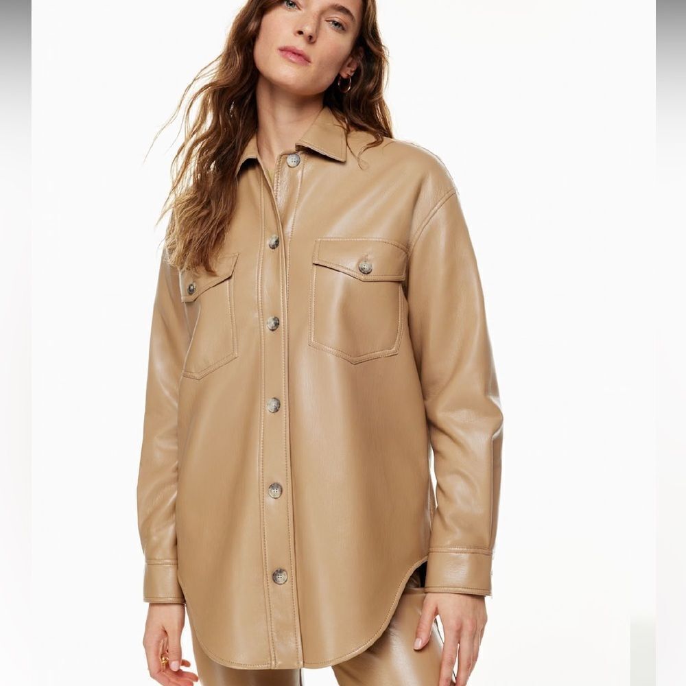 Wilfred The Ganna Shirt Jacket Vegan Leather L